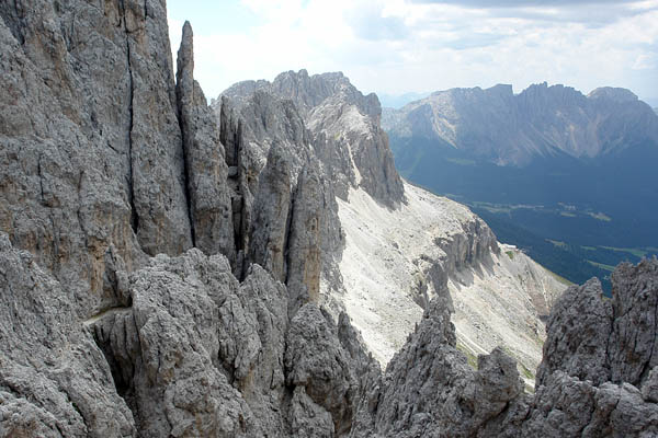 auf dem Weg zum Satnerpass