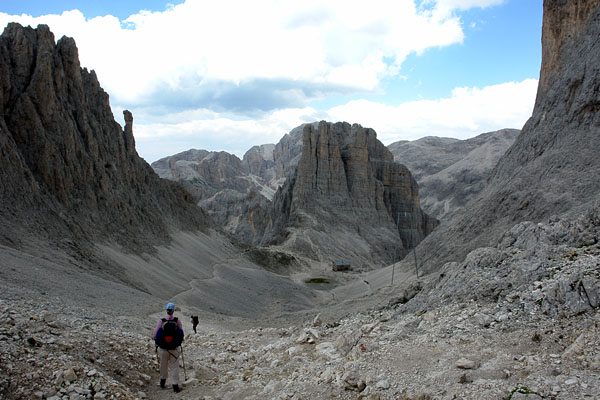 Abstieg zur Gartlerhütte