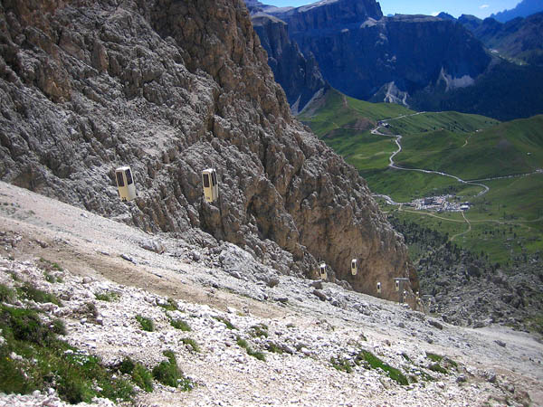 Gondelbahn am Lankofel