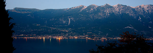 Malcesine von Pieve aus gesehen