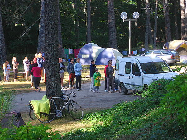 Brotwagen auf dem Campingplatz in Zonza