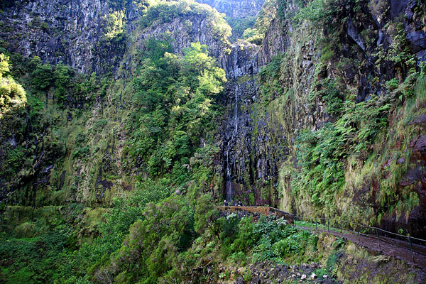 der Riscowasserfall bei Rabacal